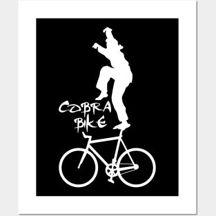 Cobra Bike (White silhouette version) Posters and Art
